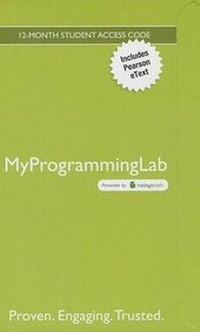 Enlarge image Cover: MyLab Programming with Pearson eText -- Access Code Card -- for Starting Out With Visual Basic - Pearson