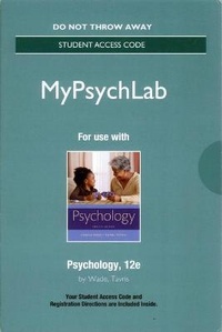Enlarge image Cover: NEW MyLab Psychology without Pearson eText -- Standalone Access Card -- for Psychology - Pearson