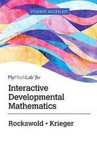 Enlarge image Cover: Interactive Developmental Mathematics -- 24 Month Standalone Access Card - Pearson
