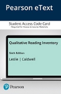 Enlarge image Cover: Pearson eText Qualitative Reading Inventory -- Access Card - Pearson