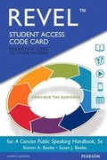 Cover: Revel for a Concise Public Speaking Handbook - Pearson