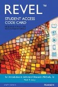 Cover: Revel Access Code for Introduction to Behavioral Research Methods - Pearson