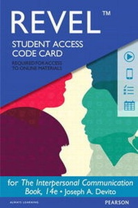 Enlarge image Cover: Revel for the Interpersonal Communication Book - Access Card - Pearson