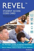 Cover: Revel for Marriages, Families, and Intimate Relationships -- Access Card - Pearson