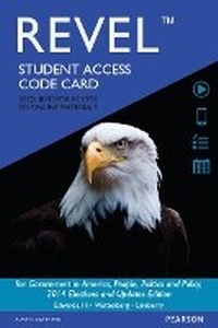 Enlarge image Cover: Revel for Government in America, 2014 Elections and Updates Edition -- Access Card - Pearson