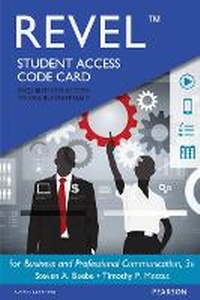 Enlarge image Cover: Revel Access Code for Business and Professional Communication - Pearson