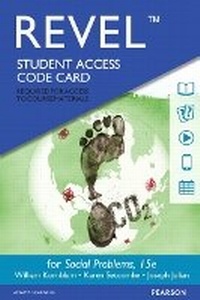 Enlarge image Cover: Revel for Social Problems -- Access Card - Pearson