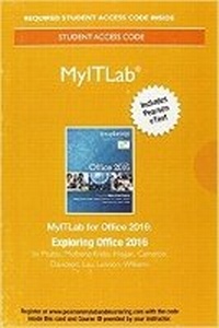 Enlarge image Cover: MyLab IT with Pearson eText Access Code for Exploring Microsoft Office 2016 - Pearson