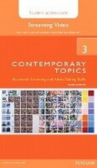 Enlarge image Cover: Contemporary Topics 3 Streaming Video Access Code Card - Pearson Education (US)