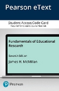 Enlarge image Cover: Fundamentals of Educational Research -- Enhanced Pearson eText - Pearson