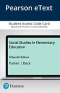 Cover: Social Studies in Elementary Education, Enhanced Pearson eText - Access Card - Pearson