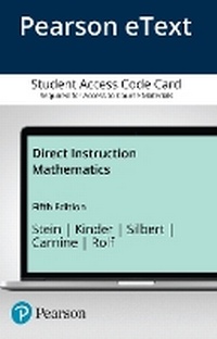Enlarge image Cover: Direct Instruction Mathematics -- Enhanced Pearson eText - Pearson