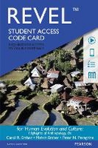 Enlarge image Cover: Revel Access Code for Human Evolution and Culture - Pearson