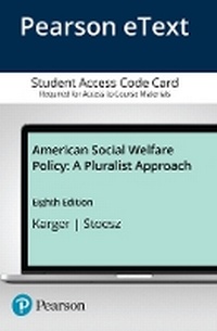Enlarge image Cover: American Social Welfare Policy - Pearson