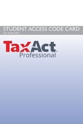 Cover: TaxACT 2016 Access Card for Pearson's Federal Taxation 2018 Comprehensive - Pearson