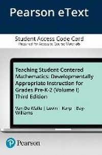Enlarge image Cover: Teaching Student-Centered Mathematics - Pearson