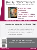 Cover: Autism Spectrum Disorders - Pearson