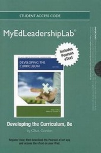 Enlarge image Cover: NEW MyLab Ed Leadership with Pearson eText -- Standalone Access Card -- for Developing the Curriculum - Pearson