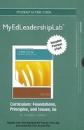 Cover: NEW MyLab Ed Leadership with Pearson eText -- Standalone Access Card-- for Curriculum - Pearson