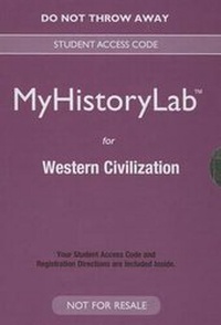 Enlarge image Cover: NEW MyLab History for Western Civilization -- Valuepack Access Card - Pearson