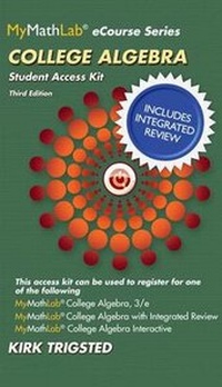 Enlarge image Cover: Mylab Math College Algebra with Integrated Review Worksheets Plus New Mylab Math with Pearson Etext, Access Card Package - Pearson