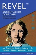 Cover: Revel for American Stories: Access Card Volume 1 - Pearson