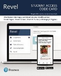 Enlarge image Cover: Revel Access Code for Western Heritage, The, Combined Volume - Pearson