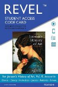 Enlarge image Cover: Revel Access Code for Janson's History of Art - Pearson