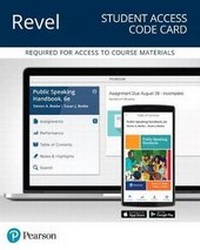 Enlarge image Cover: Revel for Public Speaking Handbook -- Access Card - Pearson