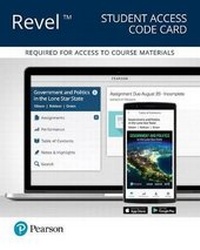 Enlarge image Cover: Revel for Government and Politics in the Lone Star State -- Access Card - Pearson