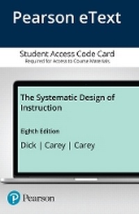 Enlarge image Cover: Systematic Design of Instruction, The, Pearson eText -- Access Card - Pearson