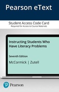 Cover: Instructing Students Who Have Literacy Problems, Enhanced Pearson eText -- Access Card - Pearson