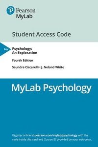 Enlarge image Cover: MyLab Psychology without Pearson eText -- Standalone Access Card -- for Psychology - Pearson