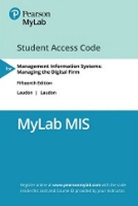 Enlarge image Cover: Management Information Systems - Pearson