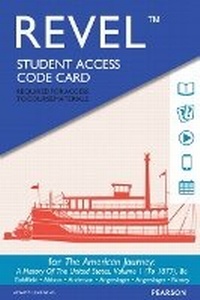 Enlarge image Cover: Revel Access Code for American Journey, The - Pearson