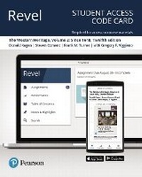 Enlarge image Cover: Revel Access Code for Western Heritage, The, Volume 2 - Pearson