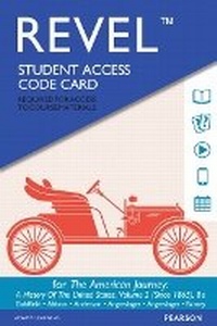 Enlarge image Cover: Revel Access Code for American Journey, The - Pearson