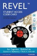 Cover: REVEL for Cognition -- Access Card - Pearson