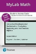 Cover: Mylab Math Student Access Kit for Interactive Developmental Mathematics - Pearson