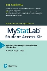 Enlarge image Cover: MyLab Statistics with Pearson eText Access Code (24 Months) for Statistical Reasoning for Everyday Life - Pearson