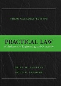 Enlarge image Cover: Companion Website without Pearson eText -- Valuepack Access Card -- for Practical Law of Architecture, Engineering, and Geoscience, Third Canadian Edition - Addison Wesley