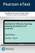 Cover: Methods for Effective Teaching - Pearson
