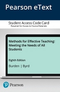 Enlarge image Cover: Methods for Effective Teaching - Pearson