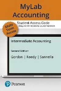 Enlarge image Cover: Mylab Accounting with Pearson Etext -- Access Card -- For Intermediate Accounting - Pearson