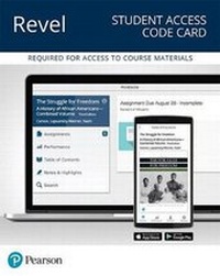 Enlarge image Cover: Revel for the Struggle for Freedom, Combined Volume -- Access Card - Pearson