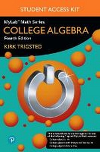 Enlarge image Cover: MyLab Math for Trigsted College Algebra -- Access Kit - Pearson