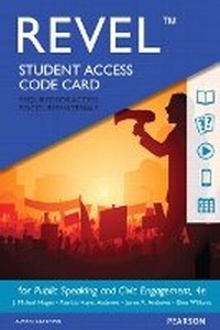 Enlarge image Cover: Revel Access Code for Public Speaking and Civic Engagement - Pearson