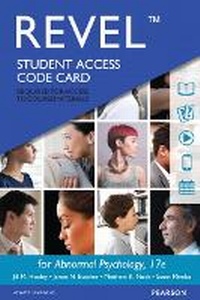 Enlarge image Cover: Revel for Abnormal Psychology -- Access Card - Pearson