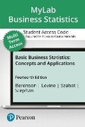 Cover: MyLab Statistics with Pearson eText Access Code (24 Months) for Basic Business Statistics - Pearson