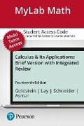 Cover: Mylab Math with Pearson Etext -- 24-Month Standalone Access Card -- For Calculus & Its Applications, Brief Version with Integrated Review - Pearson